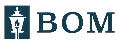 Logo for sponsor BOM Bank