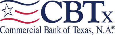 Logo for sponsor Commercial Bank of Texas